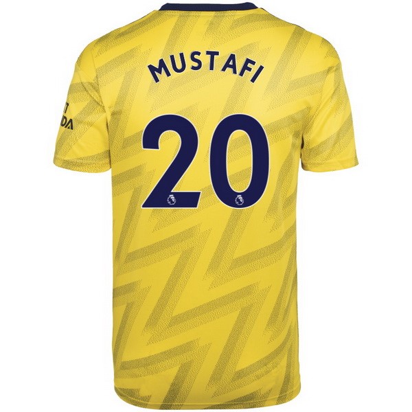 Camiseta Arsenal NO.20 Mustafi 2ª 2019/20 Amarillo